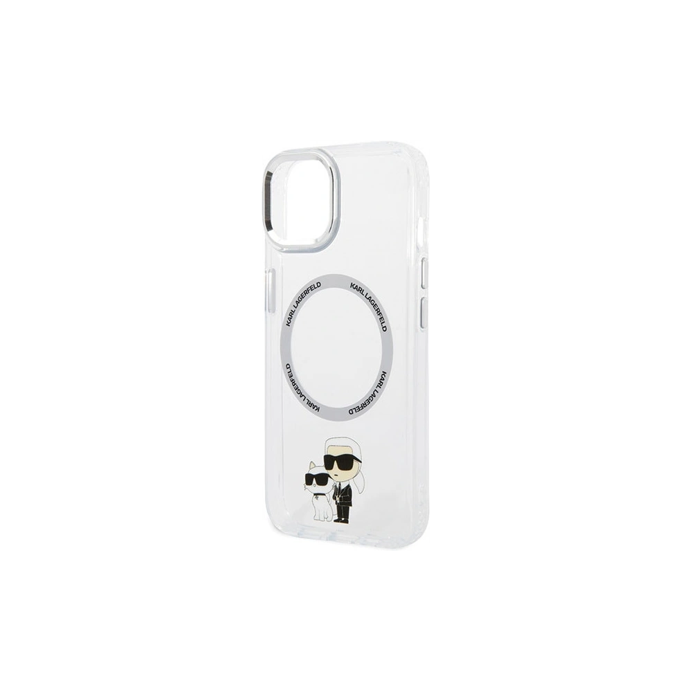 Hurtownia GSM - Etui Karl Lagerfeld KLHMP13MHNKCIT Apple iPhone 13 hardcase transparent Iconic Karl&Choupette Magsafe - KLD1586 - {ean13} - Hurt