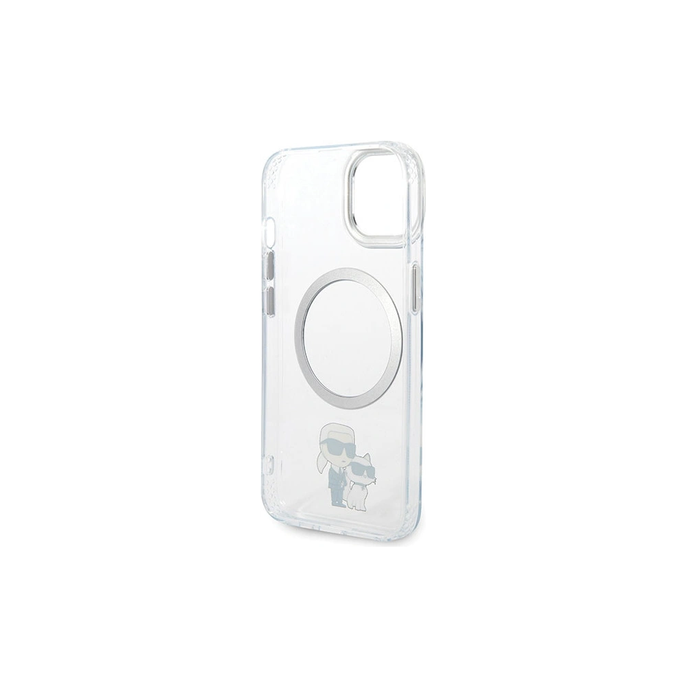 Hurtownia GSM - Etui Karl Lagerfeld KLHMP13MHNKCIT Apple iPhone 13 hardcase transparent Iconic Karl&Choupette Magsafe - KLD1586 - {ean13} - Hurt