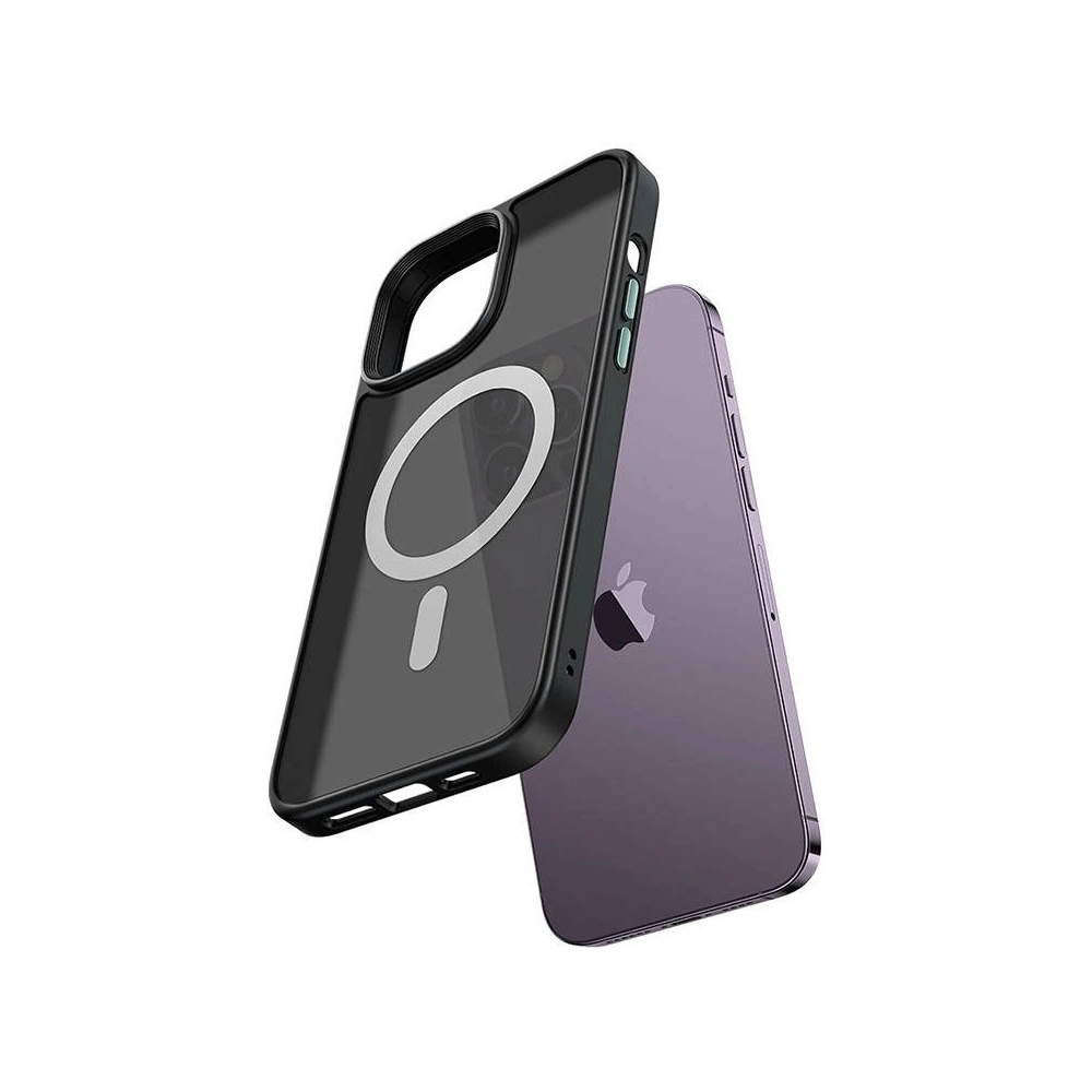 Hurtownia GSM - Etui McDodo Crystal Apple iPhone 14 Pro Max (černé) - MDD109 - {ean13} - Hurt