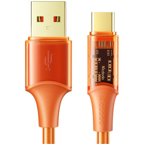 Hurtownia Mcdodo - 6921002620932 - MDD114 - Kabel Mcdodo CA-3150 USB-A/USB-C 6A 1.8m (pomarańczowy) - B2B homescreen