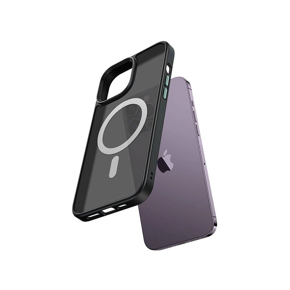 Hurtownia GSM - Etui McDodo Crystal Apple iPhone 14 Pro (Czarny) - MDD115 - {ean13} - Hurt