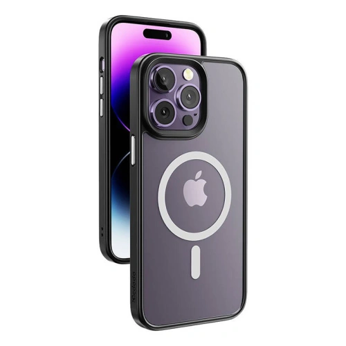 Etui McDodo Crystal Apple iPhone 14 Pro (Czarny)