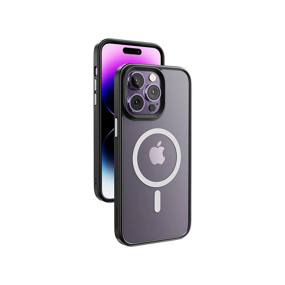Hurtownia GSM - Etui McDodo Crystal Apple iPhone 14 Pro (Czarny) - MDD115 - {ean13} - Hurt
