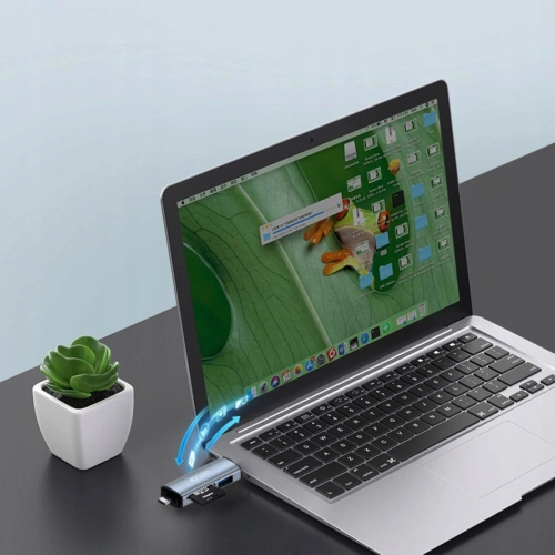 Czytnik kart Tech-Protect Ultraboost Card Reader SD/microSD Grey