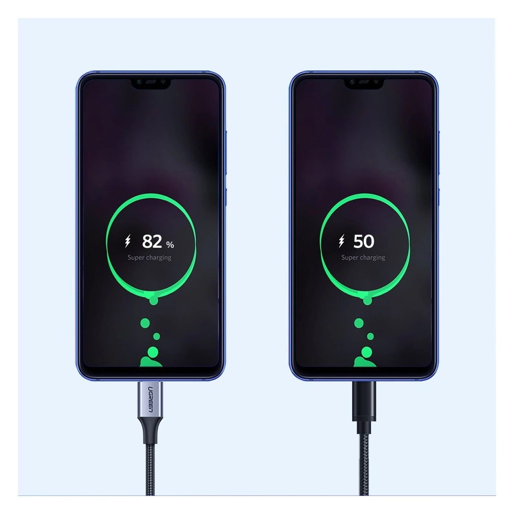 Hurtownia GSM - Kabel UGREEN 60125 USB-A/USB-C Quick Charge 3.0 3A 0,5m šedý - UGR1637 - {ean13} - Hurt