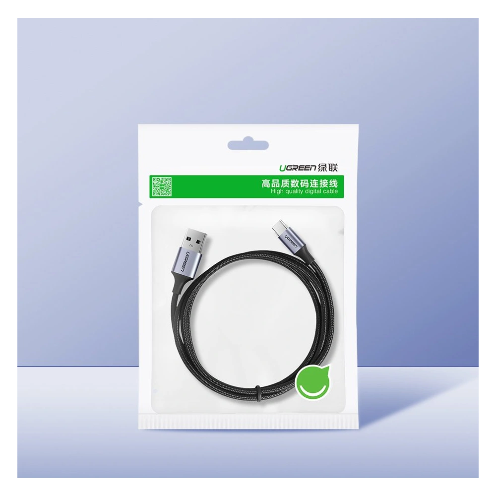 Hurtownia GSM - UGREEN Kabel 60125 USB-A/USB-C Quick Charge 3.0 3A 0,5m grau - UGR1637 - {ean13} - Hurt