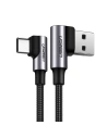 Hurtownia GSM - Cablul unghiular UGREEN US176 USB-A/USB-C Quick Charge 3.0 3A 0,5m gri - UGR1638 - {ean13} - Hurt