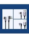 Hurtownia GSM - Cablul unghiular UGREEN US176 USB-A/USB-C Quick Charge 3.0 3A 0,5m gri - UGR1638 - {ean13} - Hurt