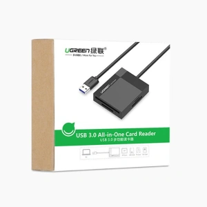 Hurtownia GSM - UGREEN CR125 USB 3.0 SD/microSD/CF/MS kártyaolvasó fekete - UGR1639 - {ean13} - Hurt