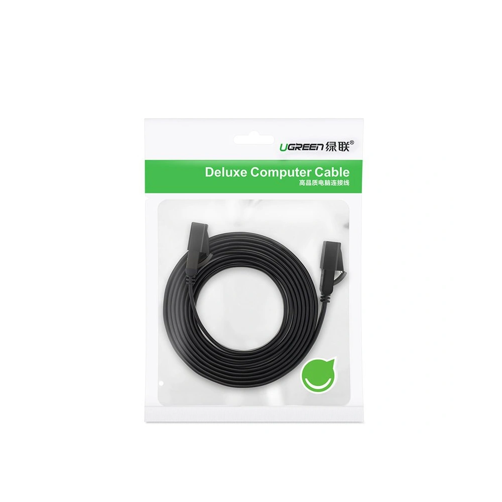 Hurtownia GSM - UGREEN NW106 Ethernet RJ45 Cat 7 STP LAN 10 Gbps 5m fekete hálózati kábel - UGR1640 - {ean13} - Hurt