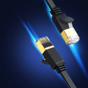 Hurtownia GSM - UGREEN NW106 Ethernet RJ45 Cat 7 STP LAN 10 Gbps 5m fekete hálózati kábel - UGR1640 - {ean13} - Hurt