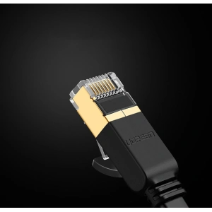 Kabel sieciowy UGREEN NW106 Ethernet RJ45 Cat 7 STP LAN 10 Gbps 5m czarny