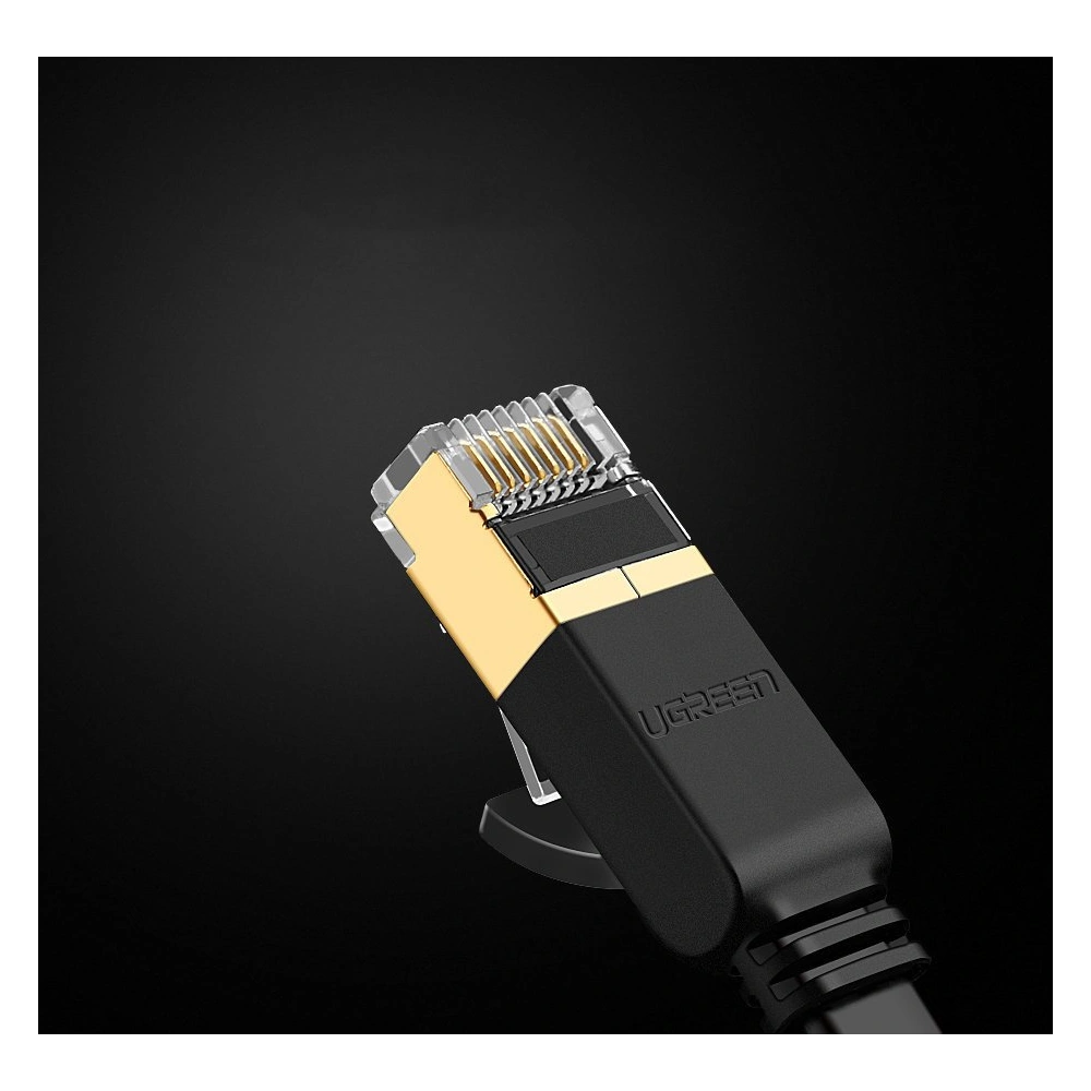 Hurtownia GSM - UGREEN NW106 Ethernet RJ45 Cat 7 STP LAN 10 Gbps 5m fekete hálózati kábel - UGR1640 - {ean13} - Hurt
