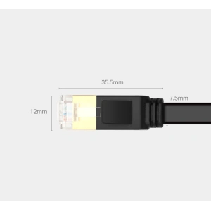 Hurtownia GSM - UGREEN NW106 Ethernet RJ45 Cat 7 STP LAN 10 Gbps 5m fekete hálózati kábel - UGR1640 - {ean13} - Hurt