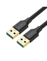 UGREEN US128 USB-A/USB-A USB 3.0 5Gb/s 0.5m fekete