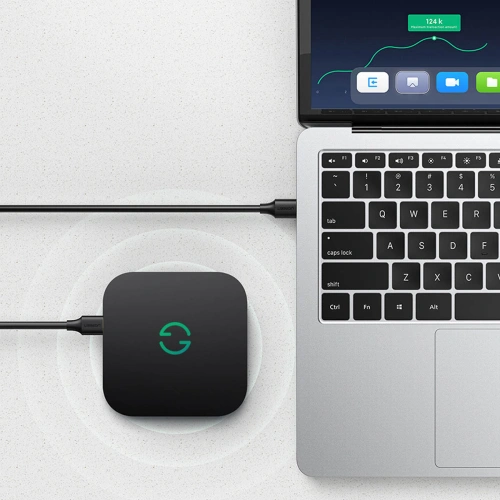 Kabel UGREEN US128 USB-A/USB-A USB 3.0 5Gb/s 0.5m czarny