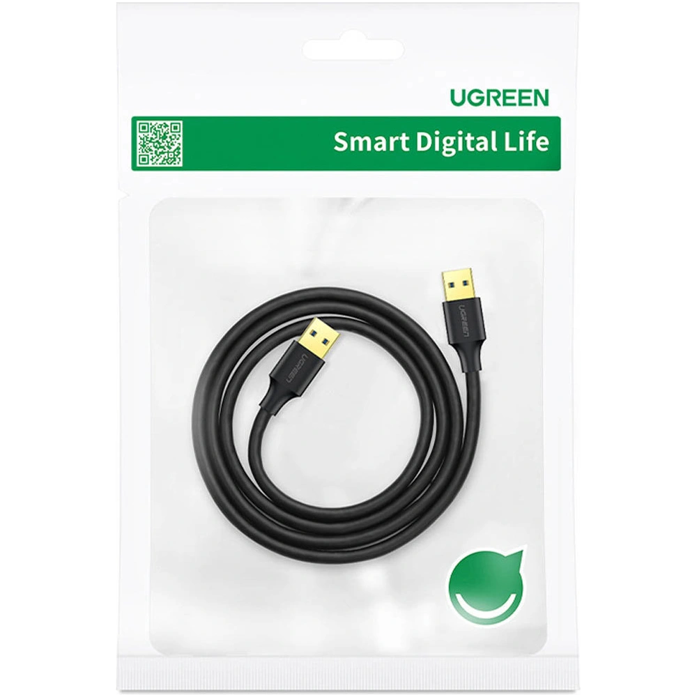 Hurtownia GSM - UGREEN US128 USB-A/USB-A USB 3.0 5Gb/s 0.5m fekete - UGR1641 - {ean13} - Hurt