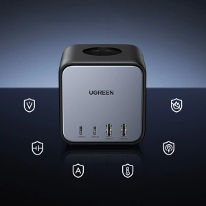Wholesale UGREEN CD268 Power Strip Cube 65W USB-A/USB-C + 3x AC black - UGR1642 - {ean13} - Hurt