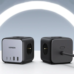 Wholesale UGREEN CD268 Power Strip Cube 65W USB-A/USB-C + 3x AC black - UGR1642 - {ean13} - Hurt