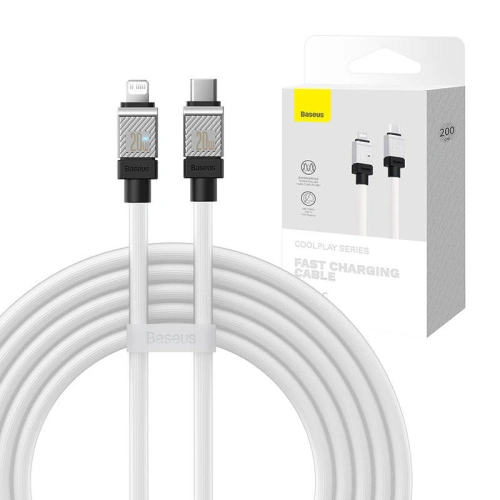 Kabel Baseus CoolPlay Series USB-C/Lightning 20W 2m (biały)