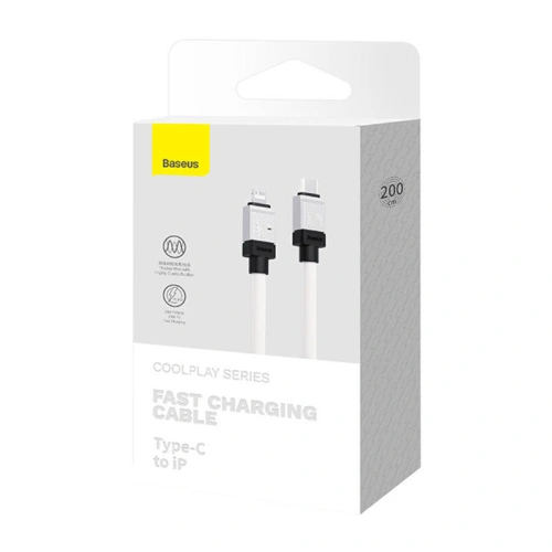 Kabel Baseus CoolPlay Series USB-C/Lightning 20W 2m (biały)