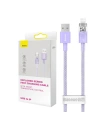 Cablul Baseus Explorer Series USB-A/Lightning 2m 2.4A (violet)