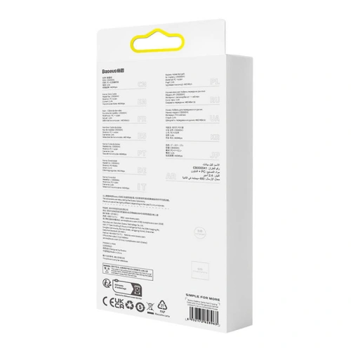 Kabel Baseus Explorer Series USB-A/Lightning 2m 2.4A (fioletowy)