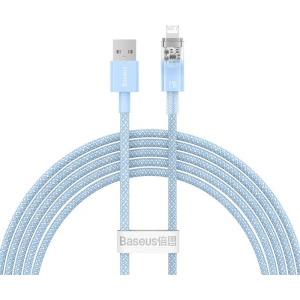 Kabel Baseus Explorer Series USB-A/Lightning 2m 2.4A (niebieski)