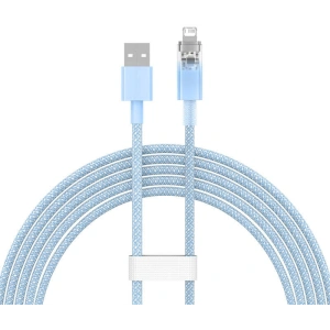 Kabel Baseus Explorer Series USB-A/Lightning 2m 2.4A (niebieski)