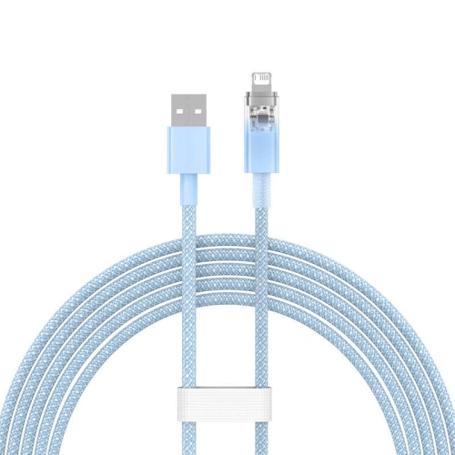 Kabel Baseus Explorer Series USB-A/Lightning 2m 2.4A (niebieski)