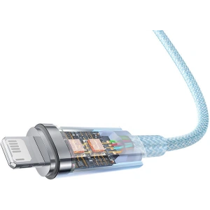 Kabel Baseus Explorer Series USB-A/Lightning 2m 2.4A (niebieski)