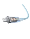 Hurtownia GSM - Cablul Baseus Explorer Series USB-A/Lightning 2m 2.4A (albastru) - BSU4318 - {ean13} - Hurt