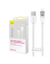Cablul Baseus Explorer Series USB-A/Lightning 2m 2.4A (alb)