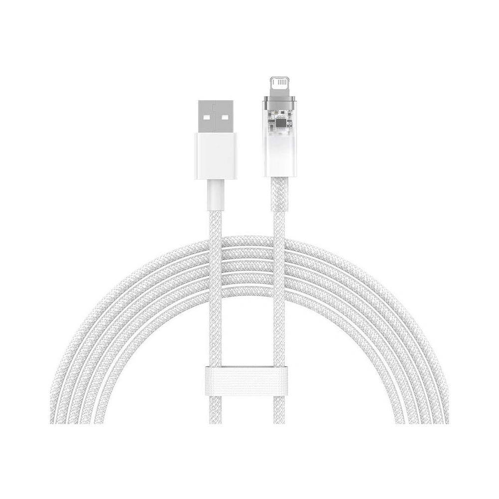 Hurtownia GSM - Kabel Baseus Explorer Series USB-A/Lightning 2m 2.4A (weiß) - BSU4319 - {ean13} - Hurt
