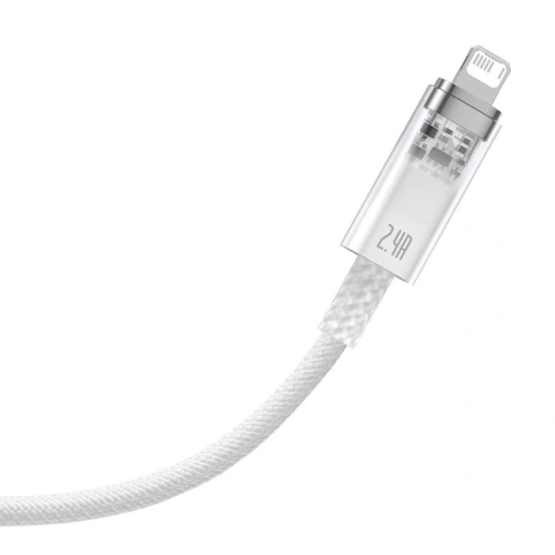 Kabel Baseus Explorer Series USB-A/Lightning 2m 2.4A (biały)