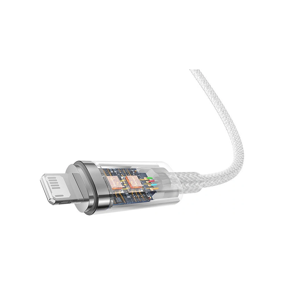 Hurtownia GSM - Cablul Baseus Explorer Series USB-A/Lightning 2m 2.4A (alb) - BSU4319 - {ean13} - Hurt