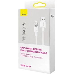 Hurtownia GSM - Kabel Baseus Explorer Series USB-A/Lightning 2m 2.4A (biały) - BSU4319 - {ean13} - Hurt