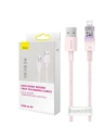 Cablu Baseus Explorer Series USB-A/Lightning 2m 2.4A (roz)