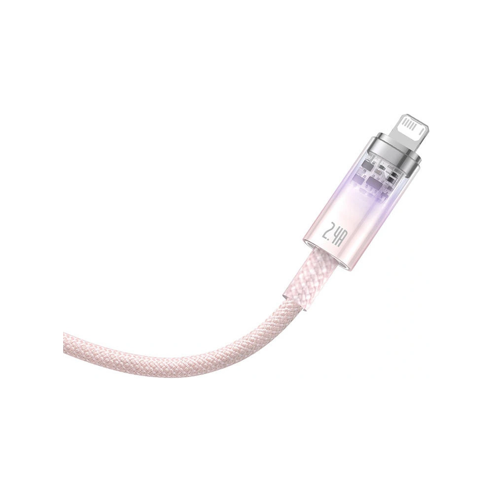 Hurtownia GSM - Kabel Baseus Explorer Series USB-A/Lightning 2m 2.4A (rosa) - BSU4320 - {ean13} - Hurt