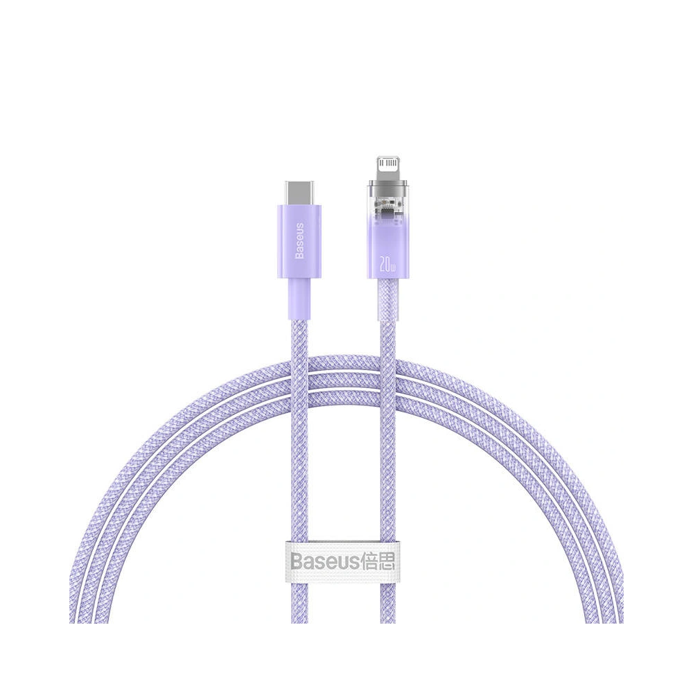 Hurtownia GSM - Cablul Baseus Explorer Series USB-C/Lightning 1m 20W (mov) - BSU4321 - {ean13} - Hurt
