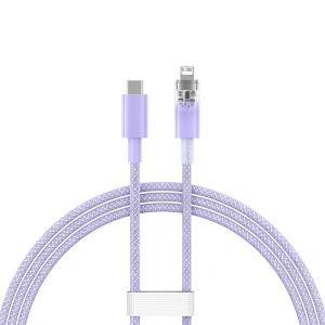 Kabel Baseus Explorer Series USB-C/Lightning 1m 20W (lila)