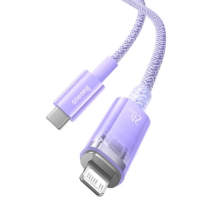 Kabel Baseus Explorer Series USB-C/Lightning 1m 20W (lila)