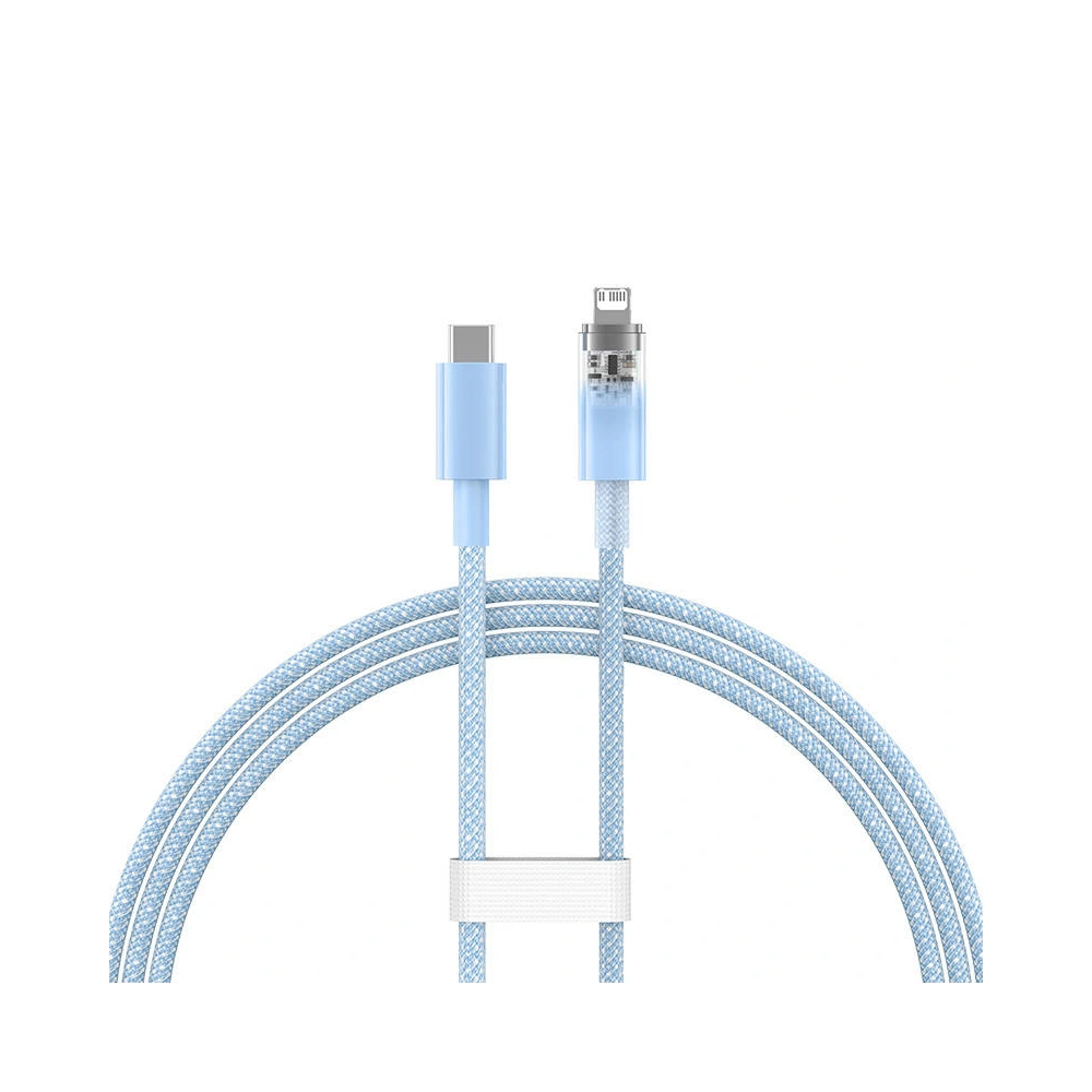 Hurtownia GSM - Cablu Baseus Explorer Series USB-C/Lightning 1m 20W (albastru) - BSU4322 - {ean13} - Hurt