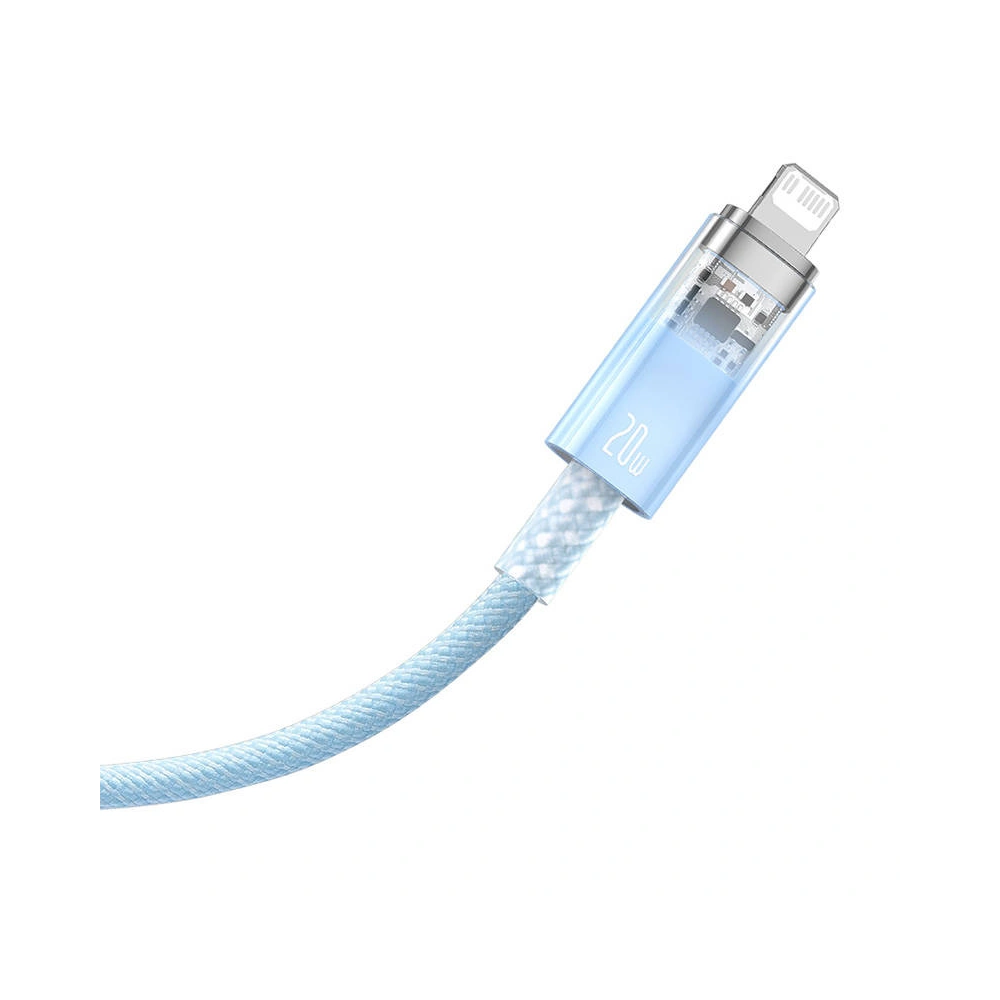 Hurtownia GSM - Cablu Baseus Explorer Series USB-C/Lightning 1m 20W (albastru) - BSU4322 - {ean13} - Hurt