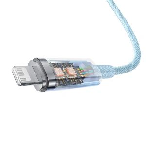 Kabel Baseus Explorer Series USB-C/Lightning 1m 20W (blau)
