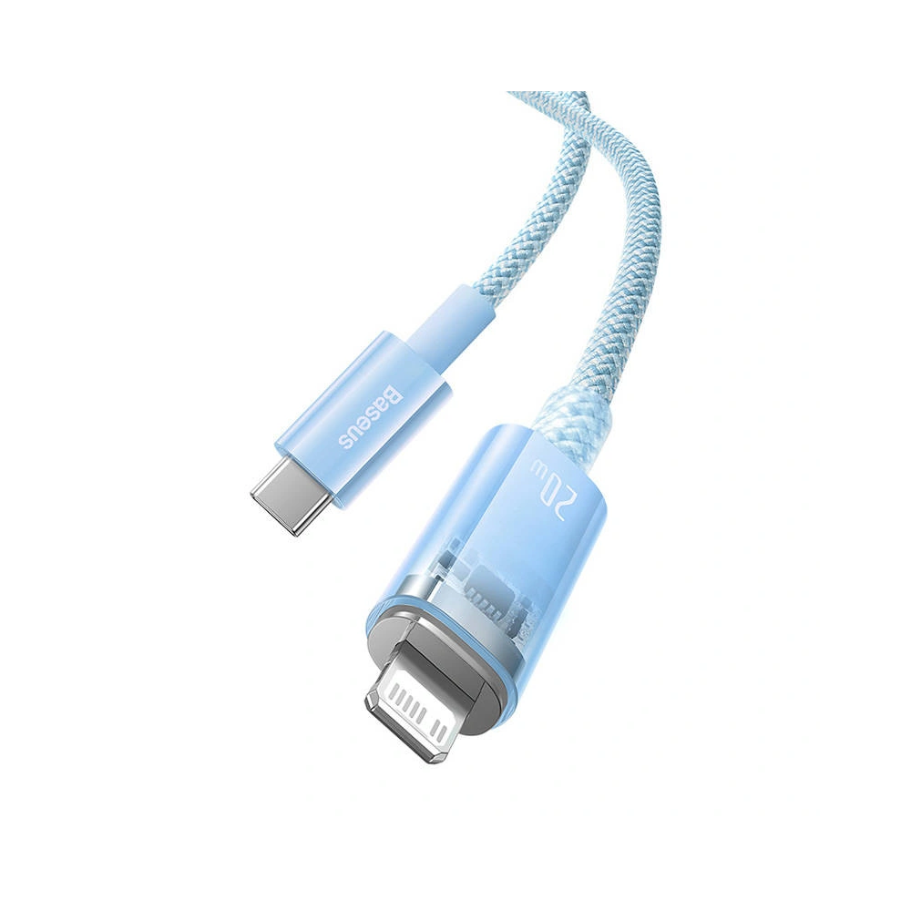 Hurtownia GSM - Kabel Baseus Explorer Series USB-C/Lightning 1m 20W (modrý) - BSU4322 - {ean13} - Hurt