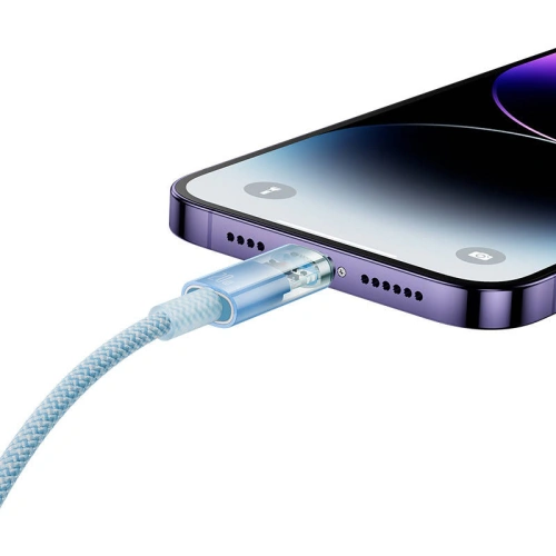 Kabel Baseus Explorer Series USB-C/Lightning 1m 20W (niebieski)