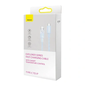 Kabel Baseus Explorer Series USB-C/Lightning 1m 20W (blau)