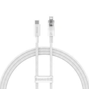 Kabel Baseus Explorer Series USB-C/Lightning 1m 20W (weiß)