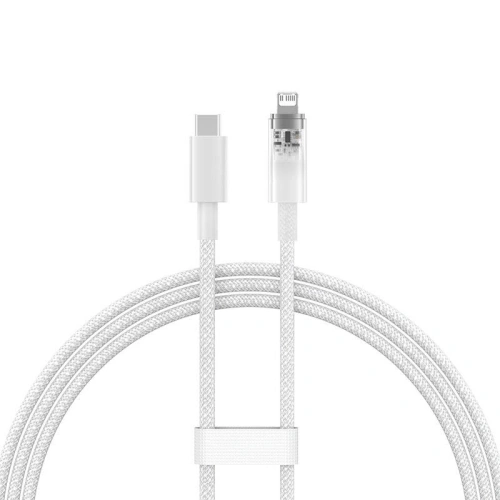 Kabel Baseus Explorer Series USB-C/Lightning 1m 20W (biały)